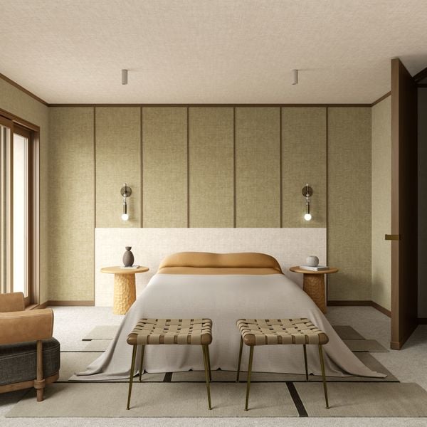 Arte sublime la chambre avec ce papier peint sur intissé