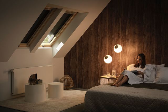 Les stores extérieurs VELUX augmentent le confort à l'intérieur.
